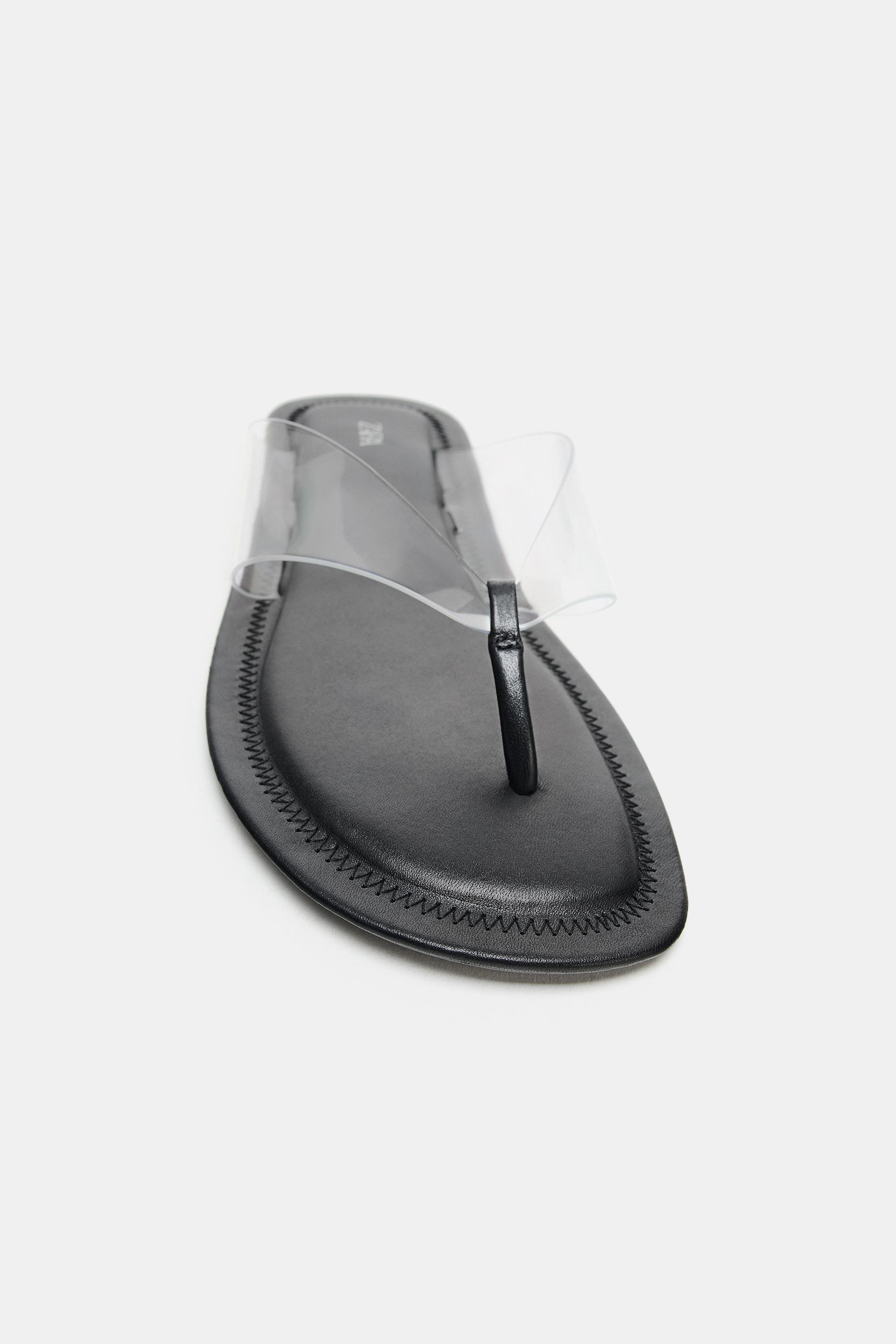 VINYL STRAP SANDALS